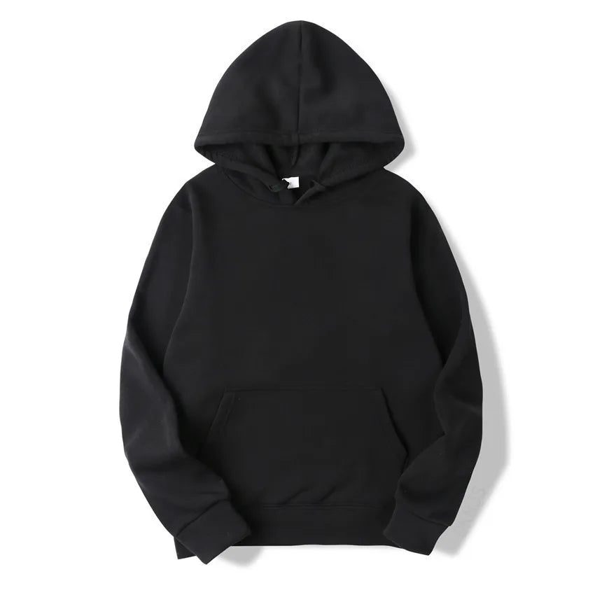 Wilor hættetrøje til mænd og kvinder – afslappet ensfarvet sweatshirt