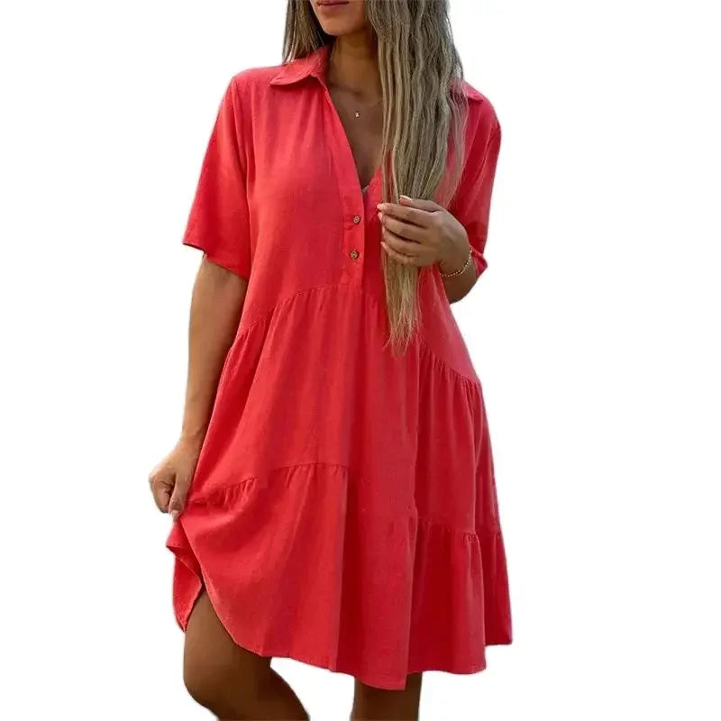 Livi | Élégante robe femme à décolleté en V