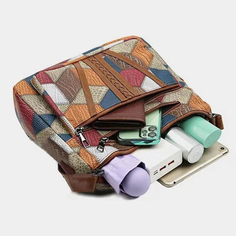 Nordic Patchwork Skuldertaske