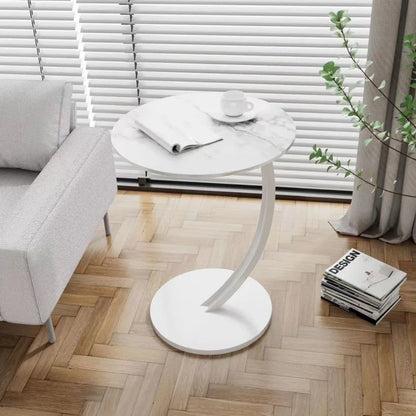Avelyne Cirka | Reinforced Round Side Table for Living Room & Bedroom