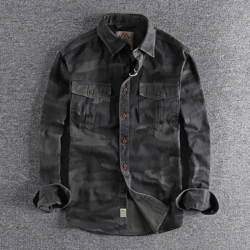 Icaron - Herren Camouflage Jacke