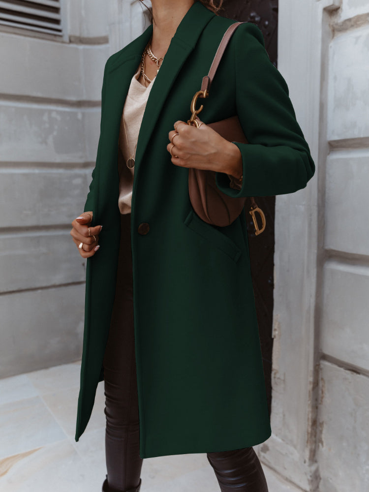 Alexis | Women Trendy Double-Breasted Long coat