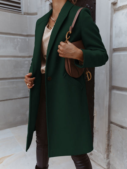 Alexis | Women Trendy Double-Breasted Long coat