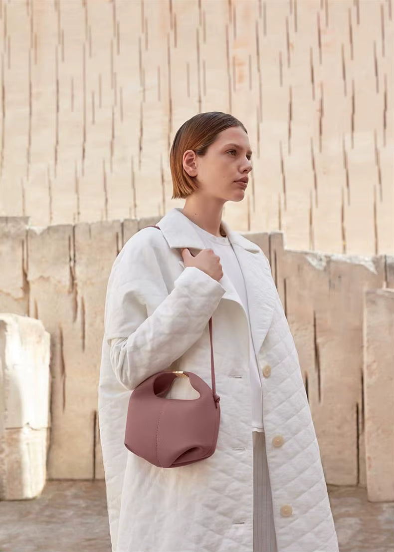 Bento Bag en cuir véritable – Sac à main femme