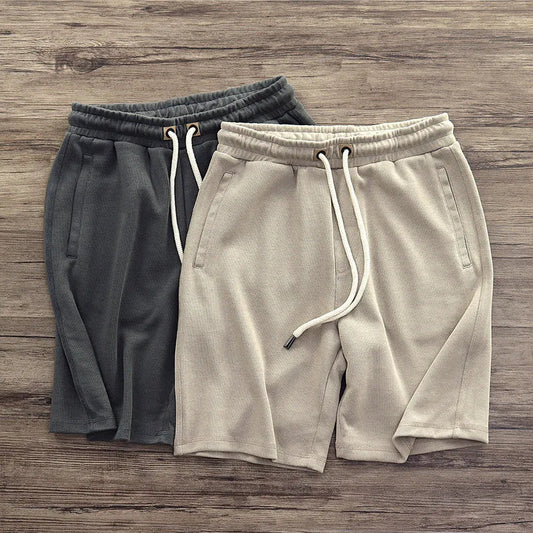 Harlan Men Drawstring Knitted Shorts