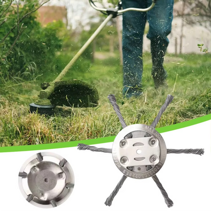 Heavy-Duty Steel Brush Head for Lithium Trimmers