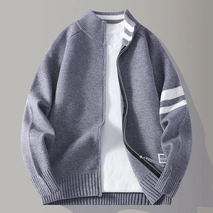 Zenon | Sweter dzianinowy na zamek