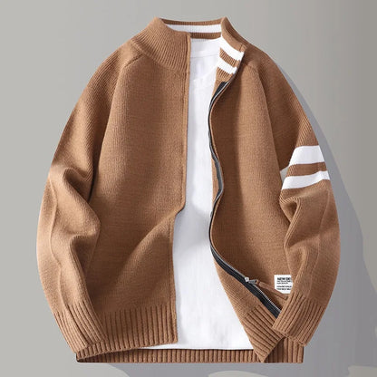 Zenon | Sweter dzianinowy na zamek