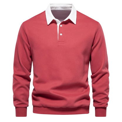 Magnus | Classic Men's Sweater with Polo Collar