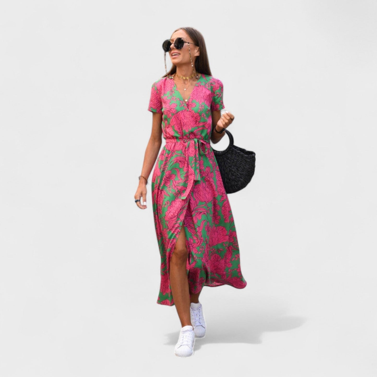 Lirio Rosa – Vestido Boho Chic que realza tu espíritu libre