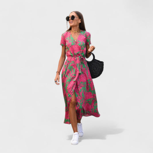 Lirio Rosa – Vestido Boho Chic que realza tu espíritu libre