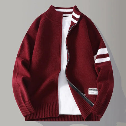 Zenon | Sweter dzianinowy na zamek
