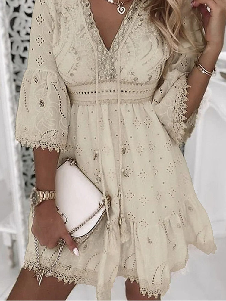Emilia - boho Ibiza jurk
