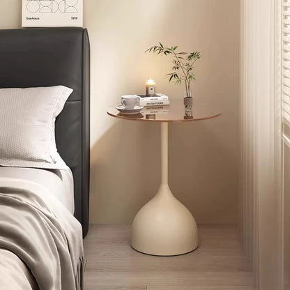 Varellia - Moderne Ronde Glazen Bijzettafel