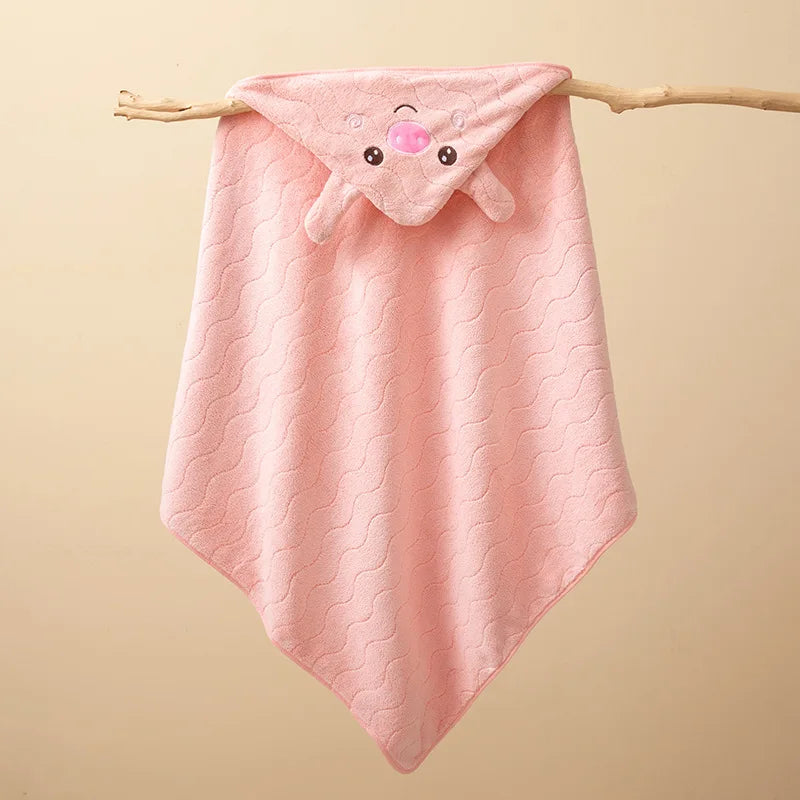 Zachte Baby Badcape™ – Met Capuchon & Schattig Design
