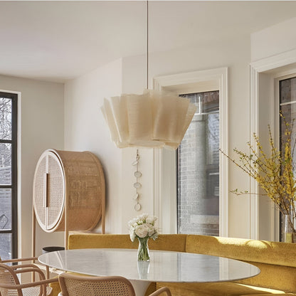 Solmara - Nordic Crème Stoffen Hanglamp