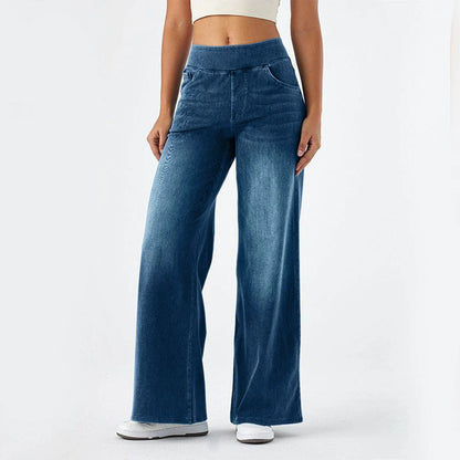 CozyFlow Lyocell Wide Leg Jeans™