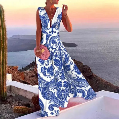 Sienna Sunset Bloom Floral Maxi Dress