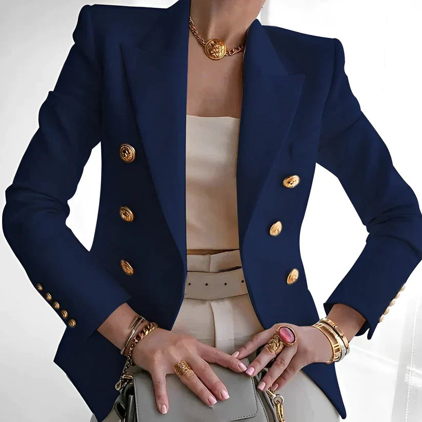 Damen Strukturierter Zweireiher Blazer | Business