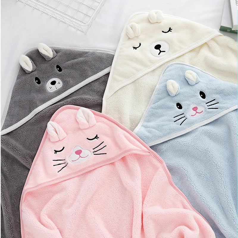 Zachte Baby Badcape™ – Met Capuchon & Schattig Design