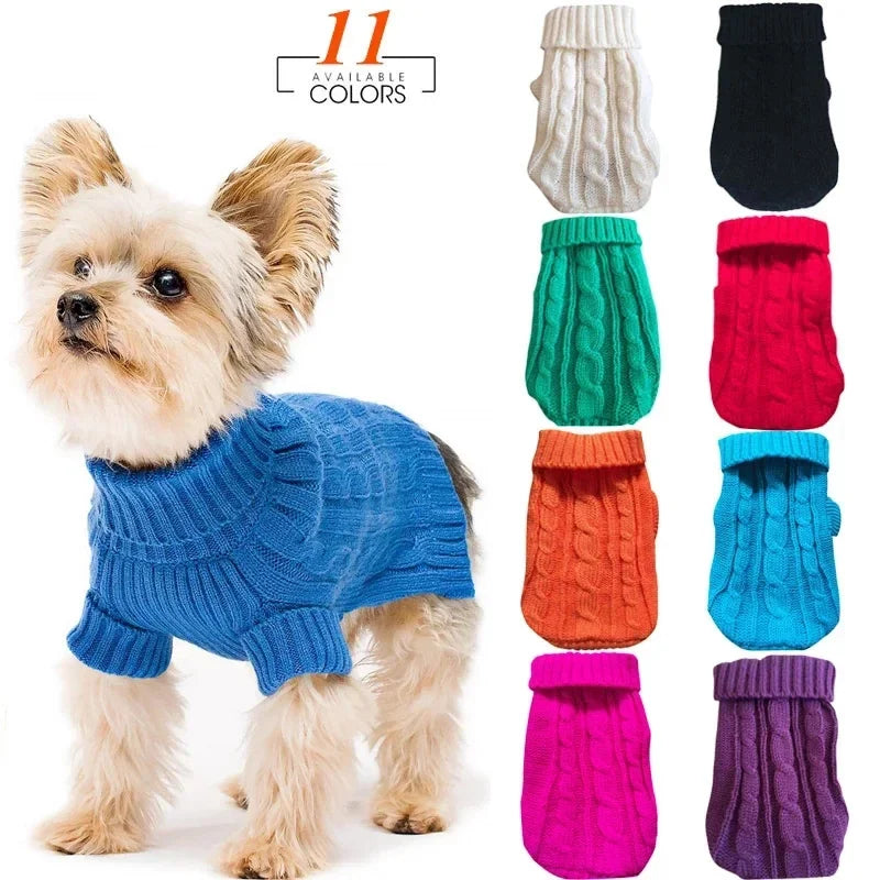 Dog Winter Sweater – Warm Clothes for Dogs