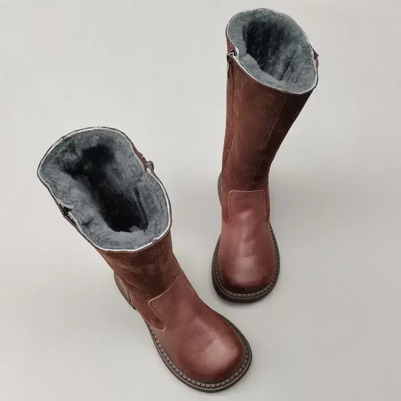 Aubrey | Shearling Riding Boots
