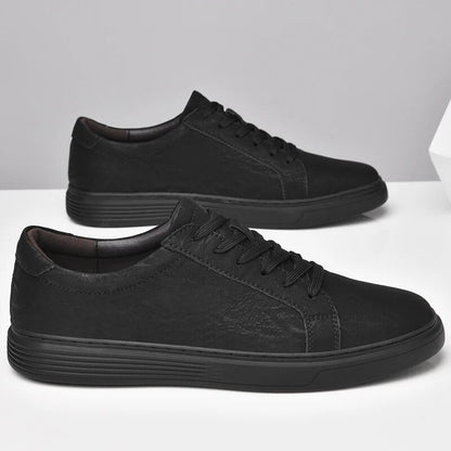 Men's Genuine Leather Sneakers Casual Dress Shoes