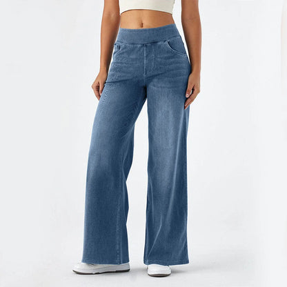 CozyFlow Lyocell Wide Leg Jeans™