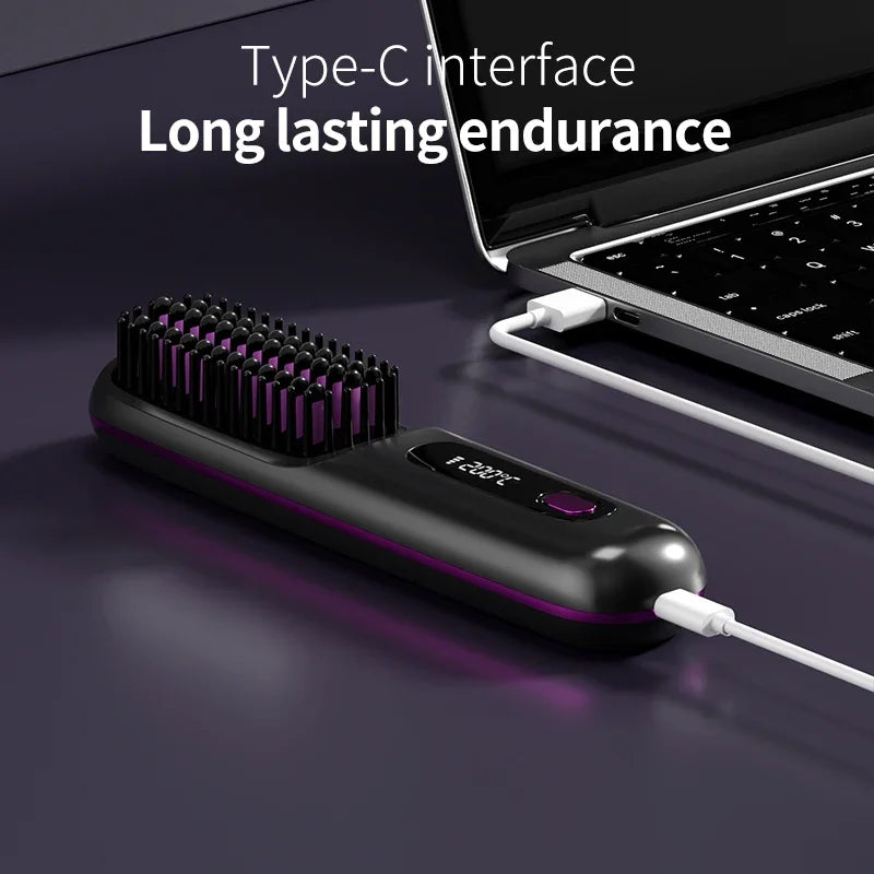 Glissara | Draadloze Haarstylers | USB-oplaadfunctie & LCD-display | Keramiek & Ionen-technologie