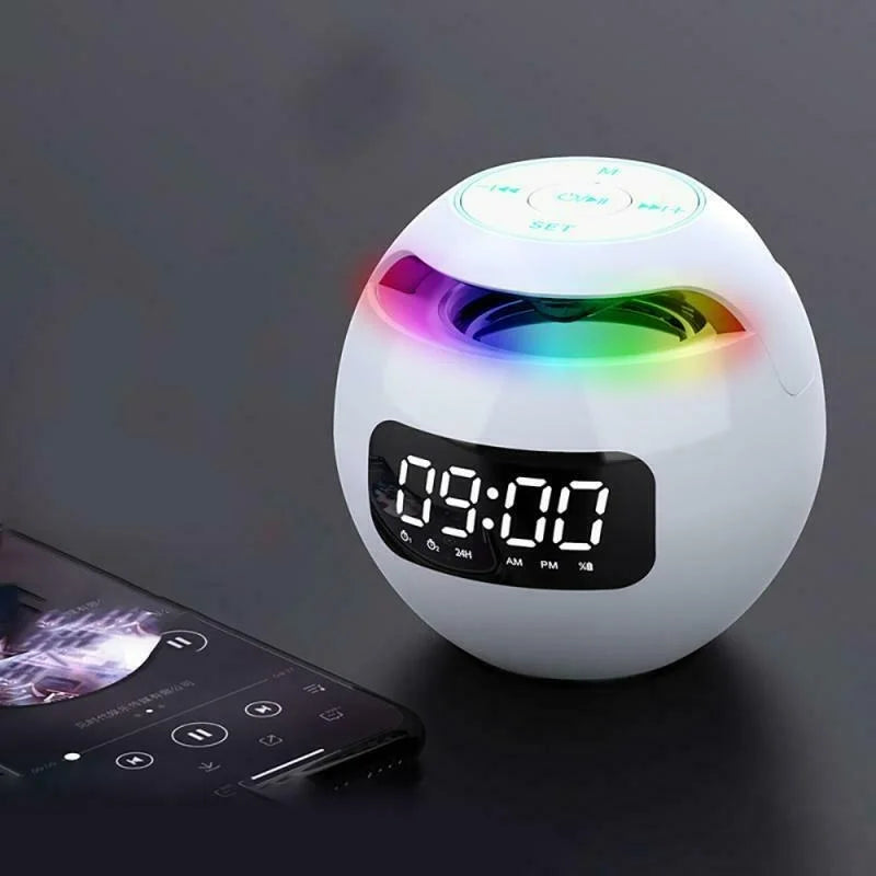 Multi-Function Speaker Alarm Clock for Bedroom Use – Digital Clock with Bluetooth Audio, Alarm and Night Display