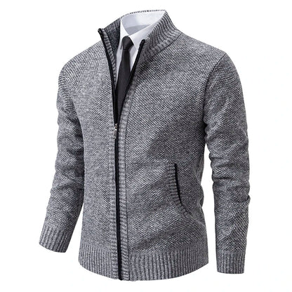 Keldric – Men’s Zip Front Cardigan for Everyday Wear