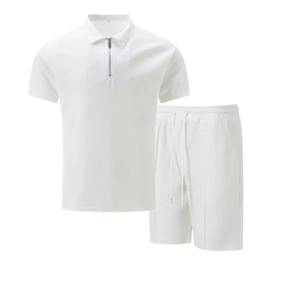 Men's Cotton Co-ord Set - Polo Shirt and Shorts