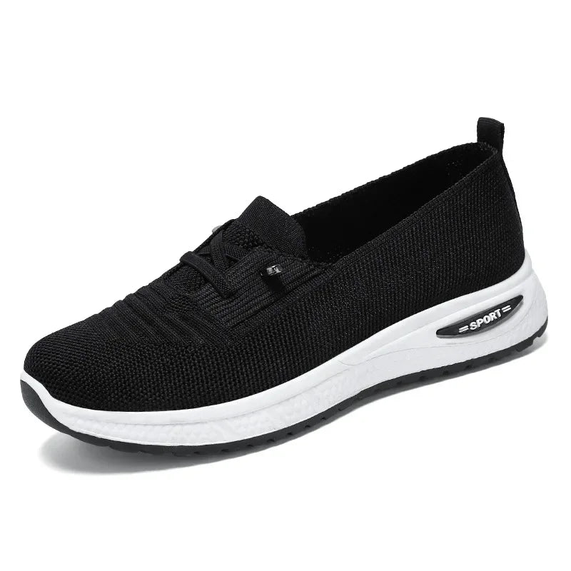 Naliya - Scarpe Da Ginnastica Scivolare Su Lavorate a Maglia