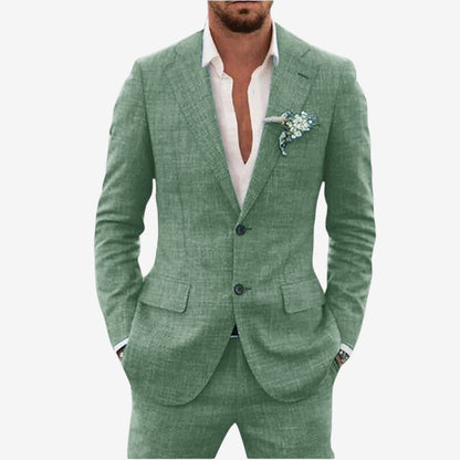 Ensemble blazer et pantalon deux pièces pour homme