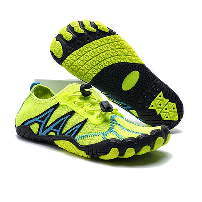 Men's Barefoot Breathable Mesh Lightweight Rubber Walking Shoes