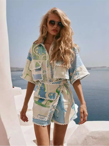 Delfina | Riviera Print Set