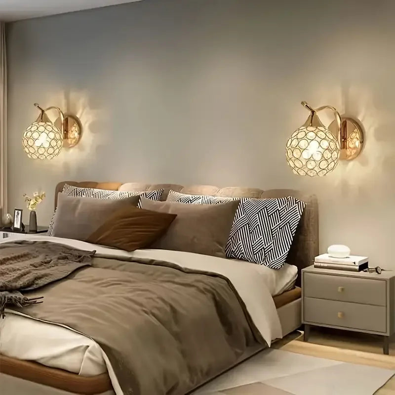 AureliaLux – Moderne Kristallen Wandlamp