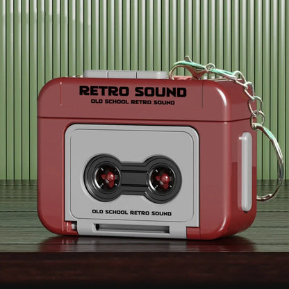 Tapevox Retro Kassetten-Schlüsselanhänger mit Aufnahmefunktion