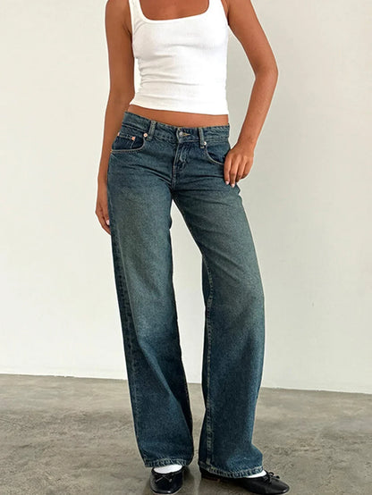 Retroinspirerede Jeans med Loose Fit