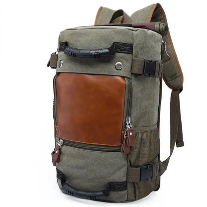 Journeyman Duffel Backpack – Waterproof, Spacious,  Timeless Appeal: Made for Adventures in the Forest, Beach, Airport,  Streets