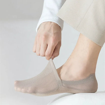No-Show Breathable Anti-Slip Socks for All-Day Comfort