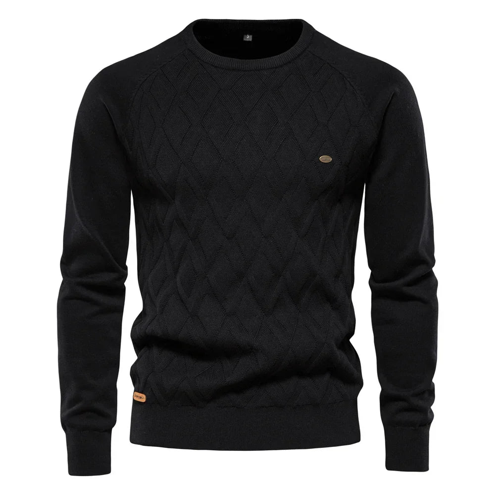 Beloy | Eleganter Herrenpullover mit Rautenmuster