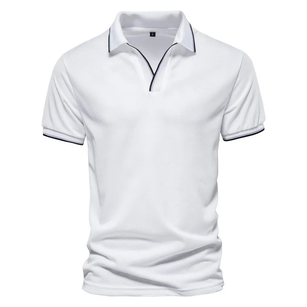 Kaufmann™ | Herren Polo mit V-Ausschnitt