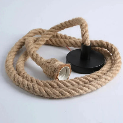 Touw Hanglamp E27 Vintage Industrieel Enkel Dubbel 0.5M-4M | Restfield