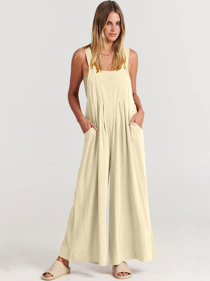 Rosabella Rizzo™️ Sleeveless Jumpsuit with Wide Legs