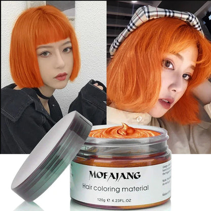 Mofajang® by JesseVance Manhattan: The Only Colored Hair Wax Styling Pomade with Bold Colors, Strong Hold, Simple Style, No Risk, & No Commitment