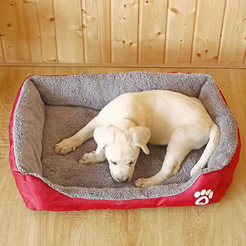 CloudBed - Square Nest Dog Bed – Washable Cotton Pet Sofa Bed for Small, Medium & Large Dogs