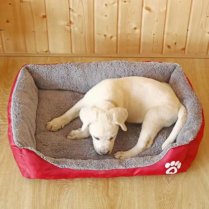 CloudBed - Square Nest Dog Bed – Washable Cotton Pet Sofa Bed for Small, Medium & Large Dogs