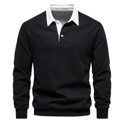 Magnus | Classic Men's Sweater with Polo Collar