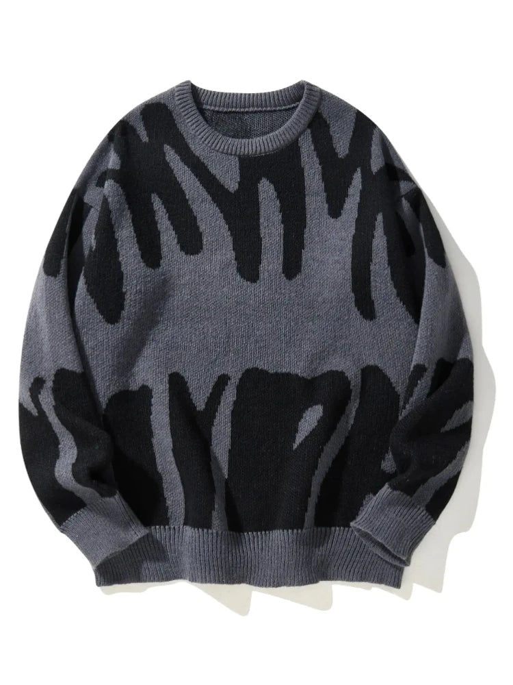 Pullover Sweater Casual Round Neck